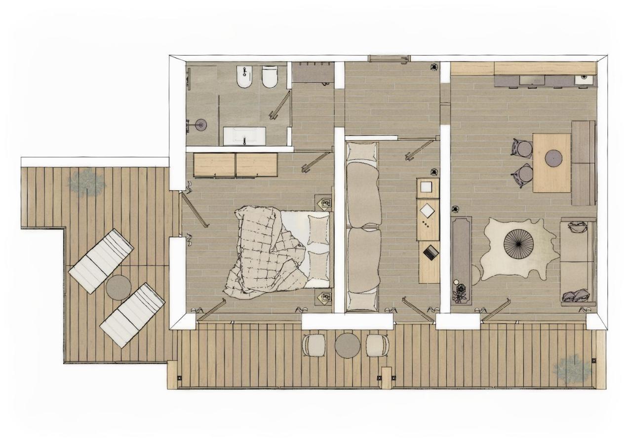 Alpenspitz Appartements - Garni - B&B Рачинес Экстерьер фото